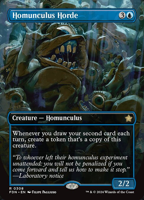 FDN: Homunculus Horde (Borderless) (Foil)