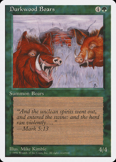 ITP: Durkwood Boars