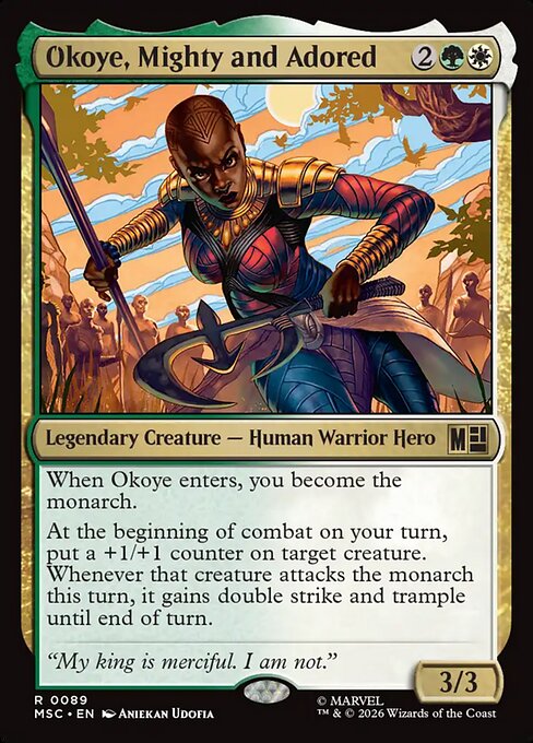 MSC: Okoye, Mighty and Adored