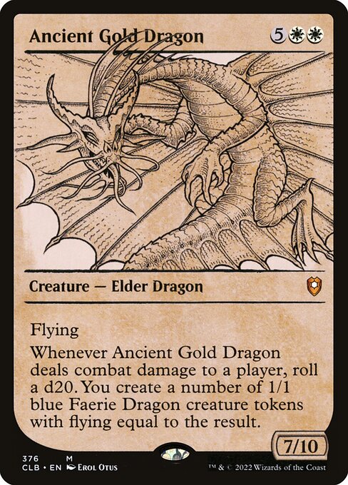 CLB: Ancient Gold Dragon (Showcase)