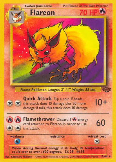 Flareon (19) 19/64 Unlimited Jungle