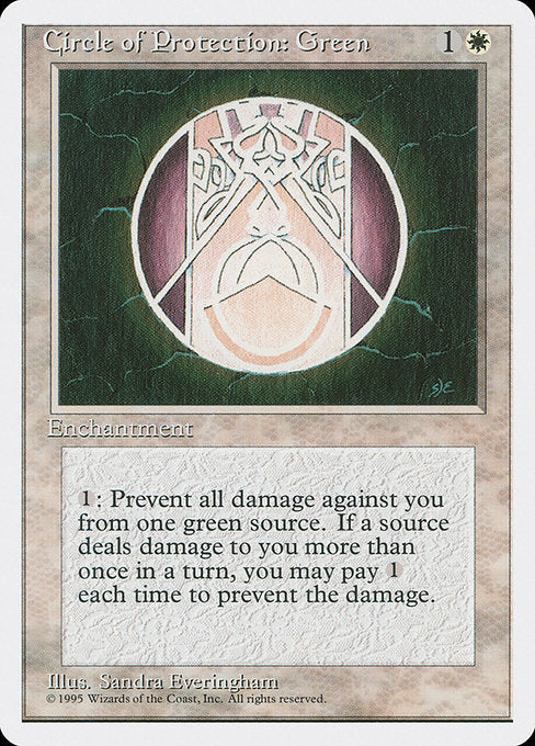 4ED: Circle of Protection: Green