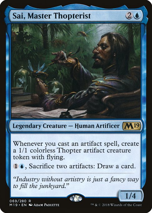 M19: Sai, Master Thopterist