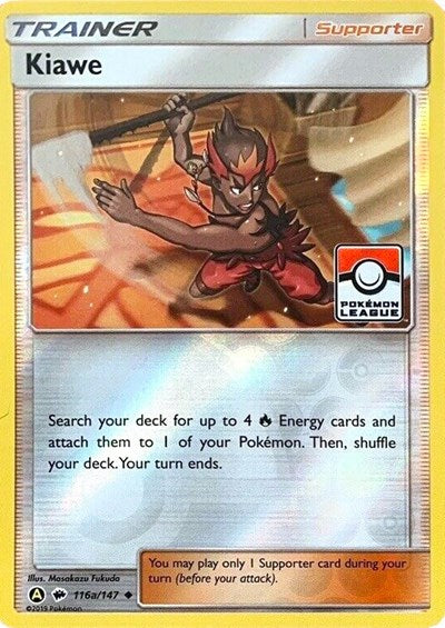 PR: Kiawe - 116a/147 (Pokemon League) (Reverse Holofoil)