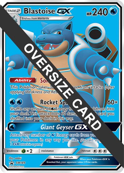 PR: Blastoise GX - SM189 (Black Star Promos) (Holofoil)
