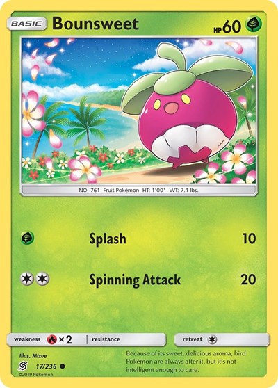 SM11: Bounsweet (Reverse Holofoil)