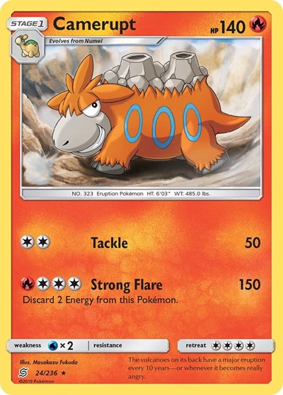 SM11: Camerupt (Reverse Holofoil)