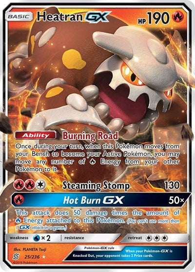 SM11: Heatran GX (Holofoil)