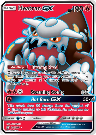 SM11: Heatran GX (Full Art) (Holofoil)