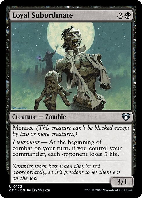 CMM: Loyal Subordinate