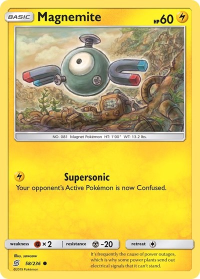 SM11: Magnemite (Reverse Holofoil)