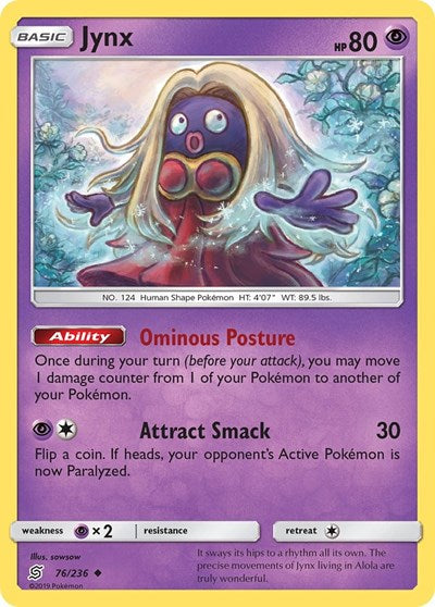 SM11: Jynx (Reverse Holofoil)
