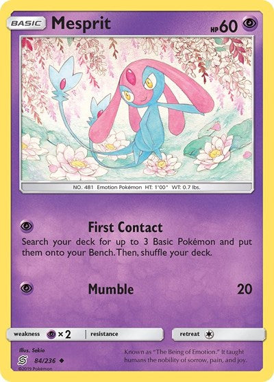 SM11: Mesprit (Reverse Holofoil)