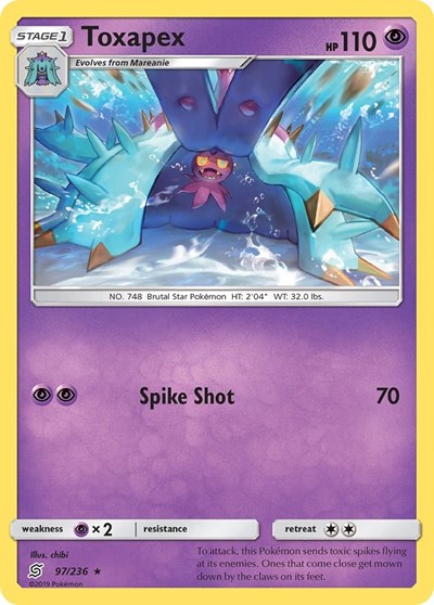 SM11: Toxapex (Reverse Holofoil)