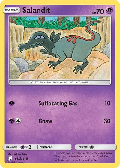 SM11: Salandit (98) (Reverse Holofoil)