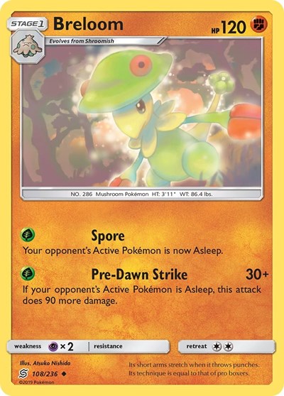 SM11: Breloom (Reverse Holofoil)