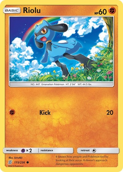 SM11: Riolu (115) (Reverse Holofoil)