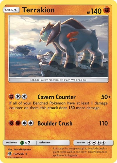 SM11: Terrakion (Holofoil)