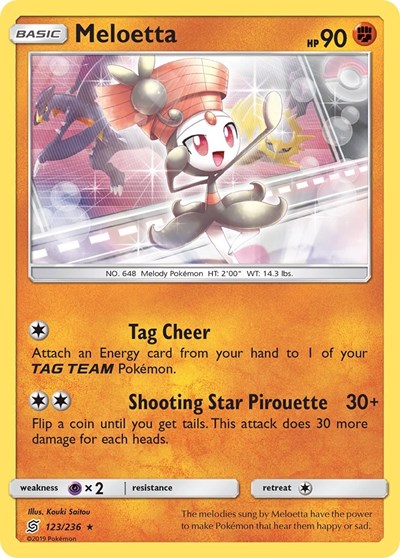 SM11: Meloetta (Reverse Holofoil)