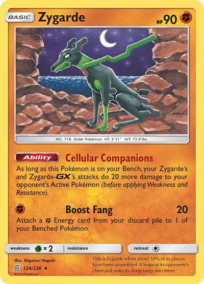 SM11: Zygarde (Reverse Holofoil)