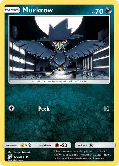 SM11: Murkrow (129) (Reverse Holofoil)