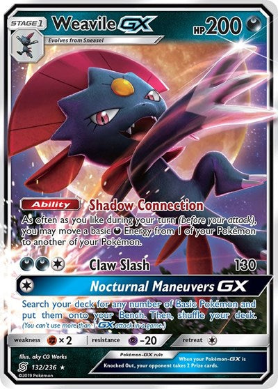 SM11: Weavile GX (Holofoil)