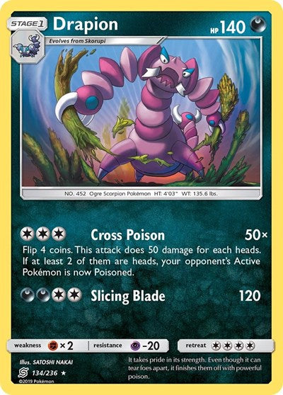 SM11: Drapion (Reverse Holofoil)