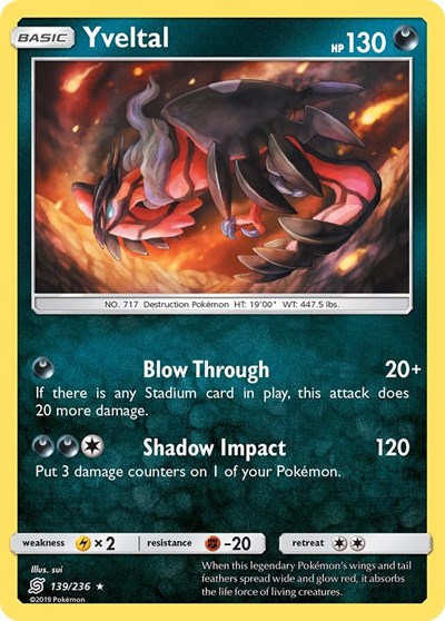 SM11: Yveltal (Holofoil)