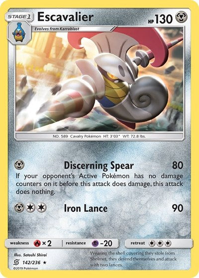 SM11: Escavalier (Reverse Holofoil)