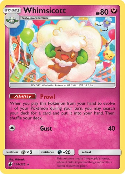 SM11: Whimsicott (Reverse Holofoil)
