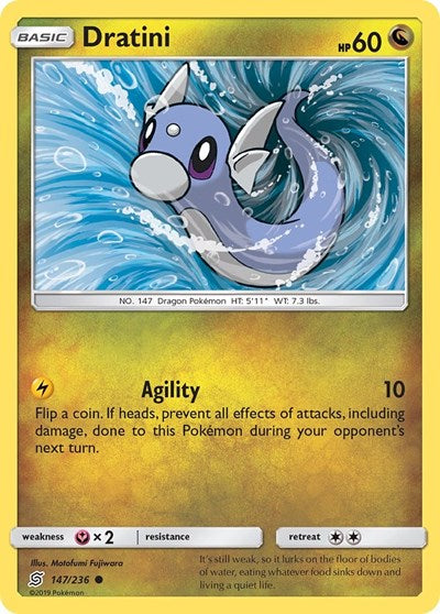 SM11: Dratini (147) (Reverse Holofoil)