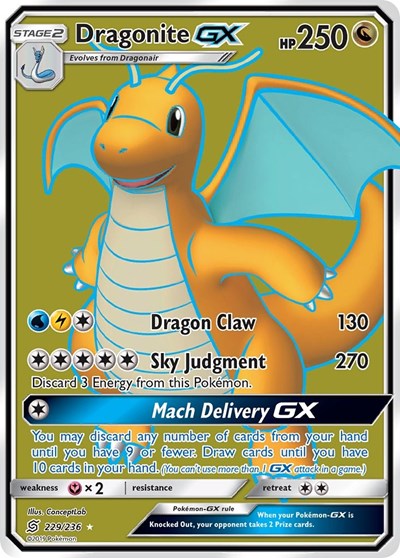 SM11: Dragonite GX (Full Art) (Holofoil)