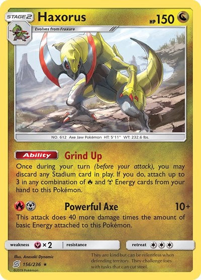 SM11: Haxorus (Holofoil)