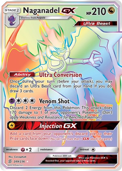 SM11: Naganadel GX (Secret) (Holofoil)