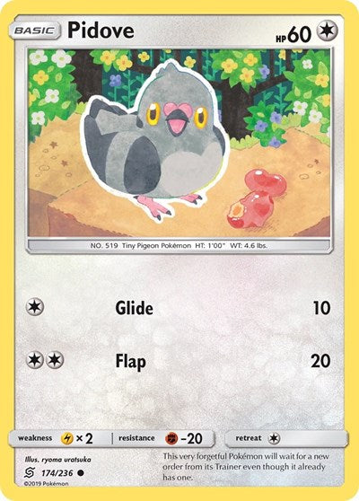 SM11: Pidove (Reverse Holofoil)