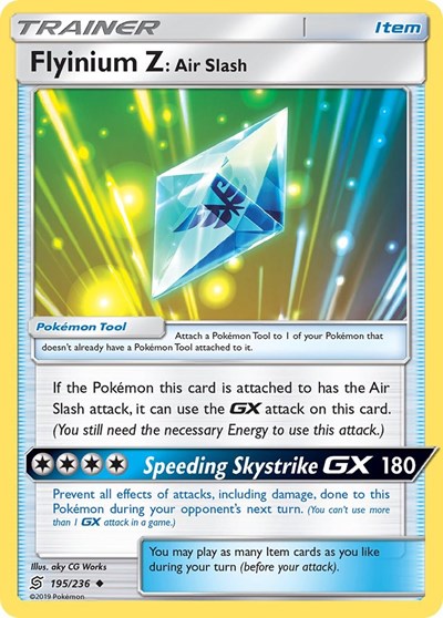 SM11: Flyinium Z: Air Slash (Reverse Holofoil)