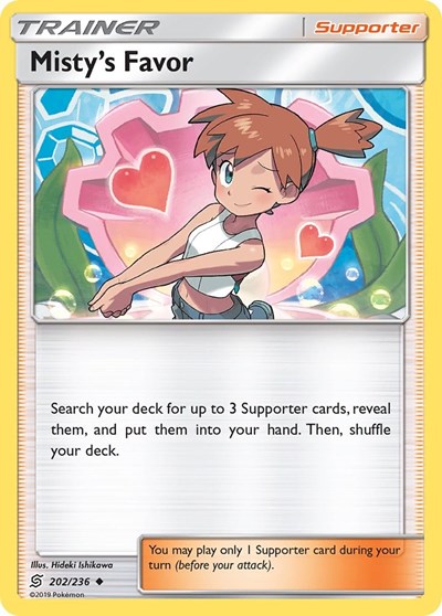 SM11: Misty's Favor (Reverse Holofoil)