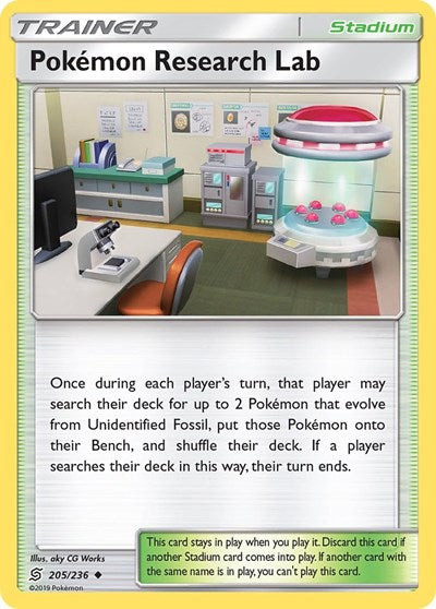 SM11: Pokemon Research Lab (Reverse Holofoil)