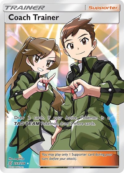 SM11: Coach Trainer (Full Art) (Holofoil)