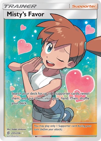 SM11: Misty's Favor (Full Art) (Holofoil)
