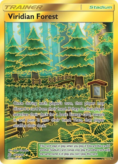 SM11: Viridian Forest (Secret) (Holofoil)