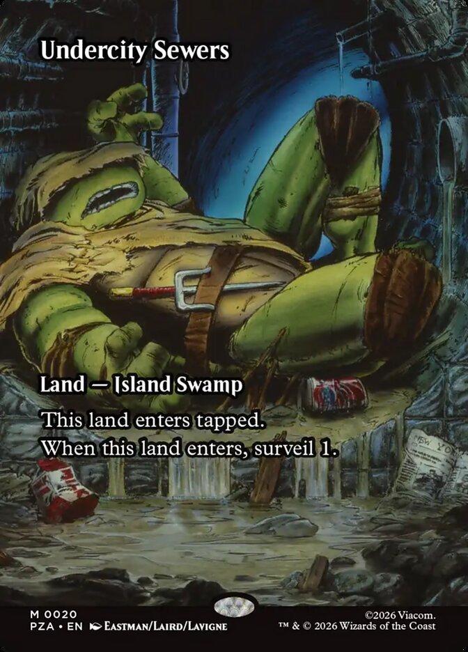PZA: Undercity Sewers (Borderless) (Foil)