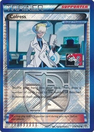 PR: Colress - 118/135 (League Promo) (Reverse Holofoil)