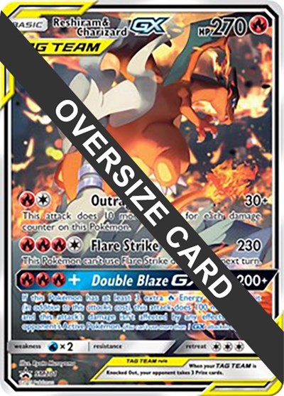 PR: Reshiram & Charizard GX - SM201 (Holofoil)