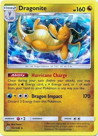 PR: Dragonite - 151/236 (Cracked Ice Holo) (Holofoil)