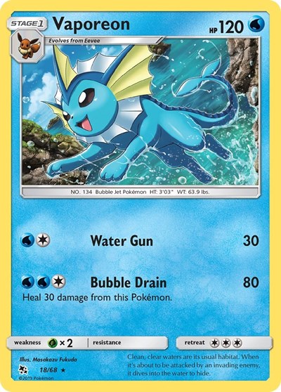 HIF: Vaporeon (Reverse Holofoil)