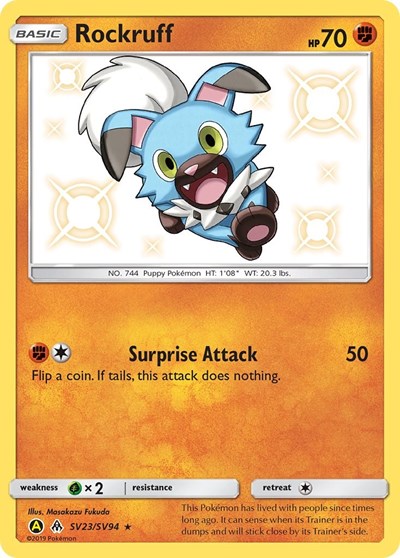 HIF:SV: Rockruff (Holofoil)