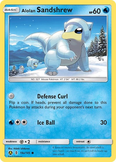 PR: Alolan Sandshrew - 19a/145 (Holofoil)