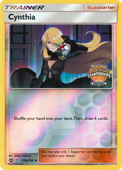 PR: Cynthia - 119a/156 (Regional Championships) (Reverse Holofoil)