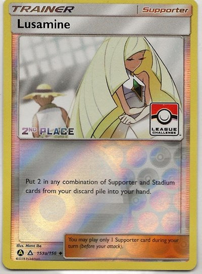 PR: Lusamine - 153a/156 (League Challenge) [2nd Place] (Reverse Holofoil)